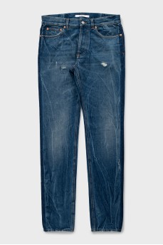 Men's distressed jeans