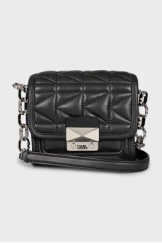 Crossbody bag with combined strap