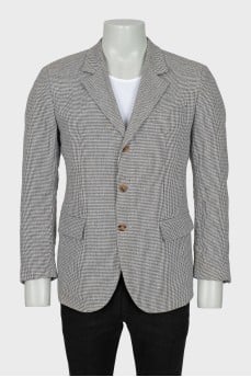Men's Houndstooth Blazer