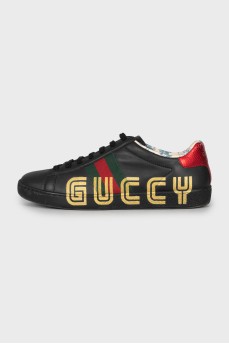 Ace sneakers with gold logo