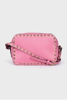 Rockstud leather bag