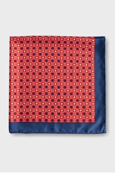 Silk scarf with signature print