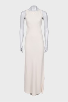 Beige maxi dress