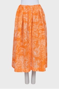 Full printed skirt