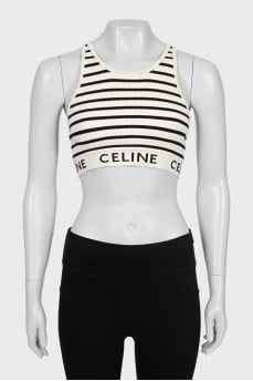 Black striped top