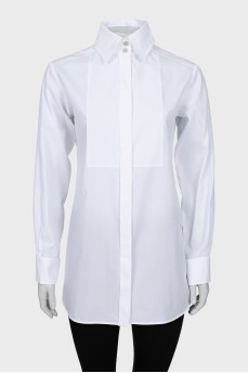 White shirt with cufflinks