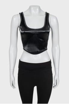 Top with relief texture