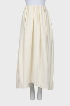 White loose fit skirt