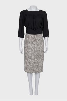 Dress with removable bottom