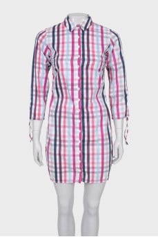 Plaid Shirt Dress