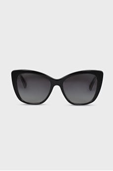 Sunglasses with print inside the frame