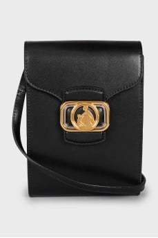 Rectangular leather bag