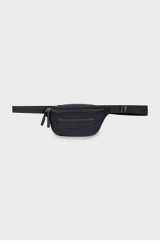 Men's textile waist bag