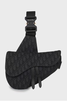 Saddle fabric belt bag