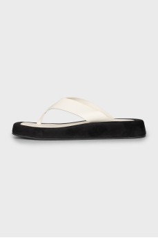 Ginza Leather Slippers