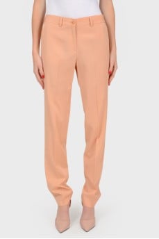 Ribbed Wool Dress Pants