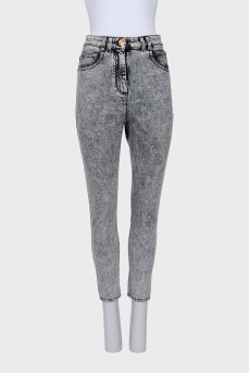 Slim fit jeans with logo