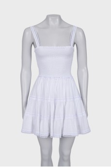 Sundress with lace elements