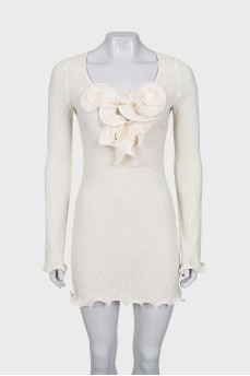 Cocktail dress with decor