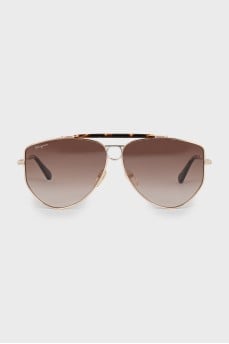 Gold gradient sunglasses