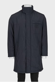 Men's jacket with embroidered logo
