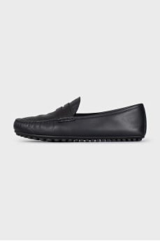 Men's loafers with embossed logo