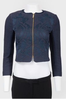 Cropped zip jacket