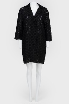 Long jacket with pockets