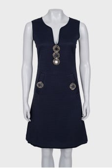 Vintage dress with decor