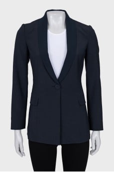 Blue striped jacket
