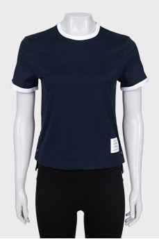 Straight T-shirt with tag