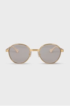 Gold teashades glasses