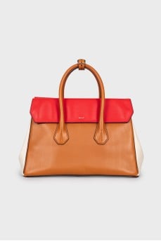 Leather Tote Bag Sommet