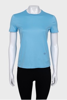 Straight T-shirt in blue
