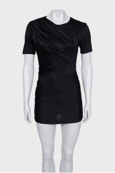Bodycon Draped Mini Dress