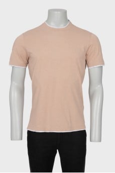 Men's T-shirt beige