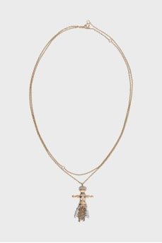 Necklace Doll Vesnyanka with tag