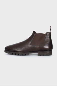 Men's Brown Leather Boots