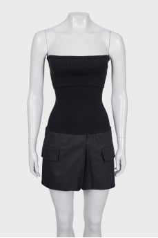Off the shoulder bodycon mini dress