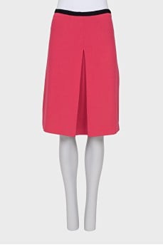 Pink A-line skirt