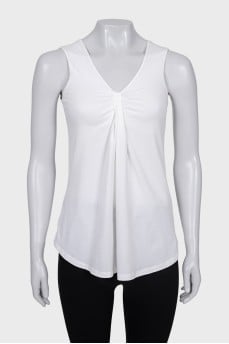 Front draped top