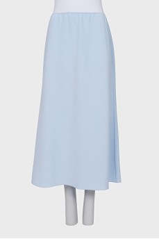 Light blue midi skirt