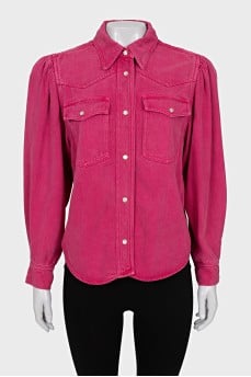 Shirt with patch pockets