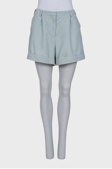 Fitted shorts in blue