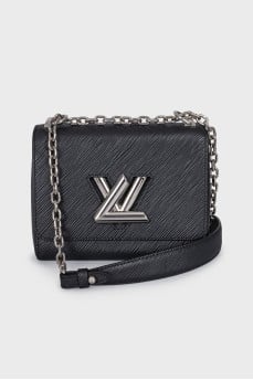 Black leather Twist bag