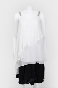 Top blouse with straps