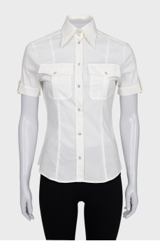 White short sleeve shirt