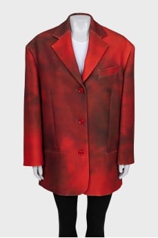 Oversized Gradient Blazer
