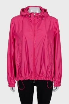 Tapered pink windbreaker