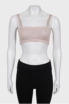 Brown Strappy Top